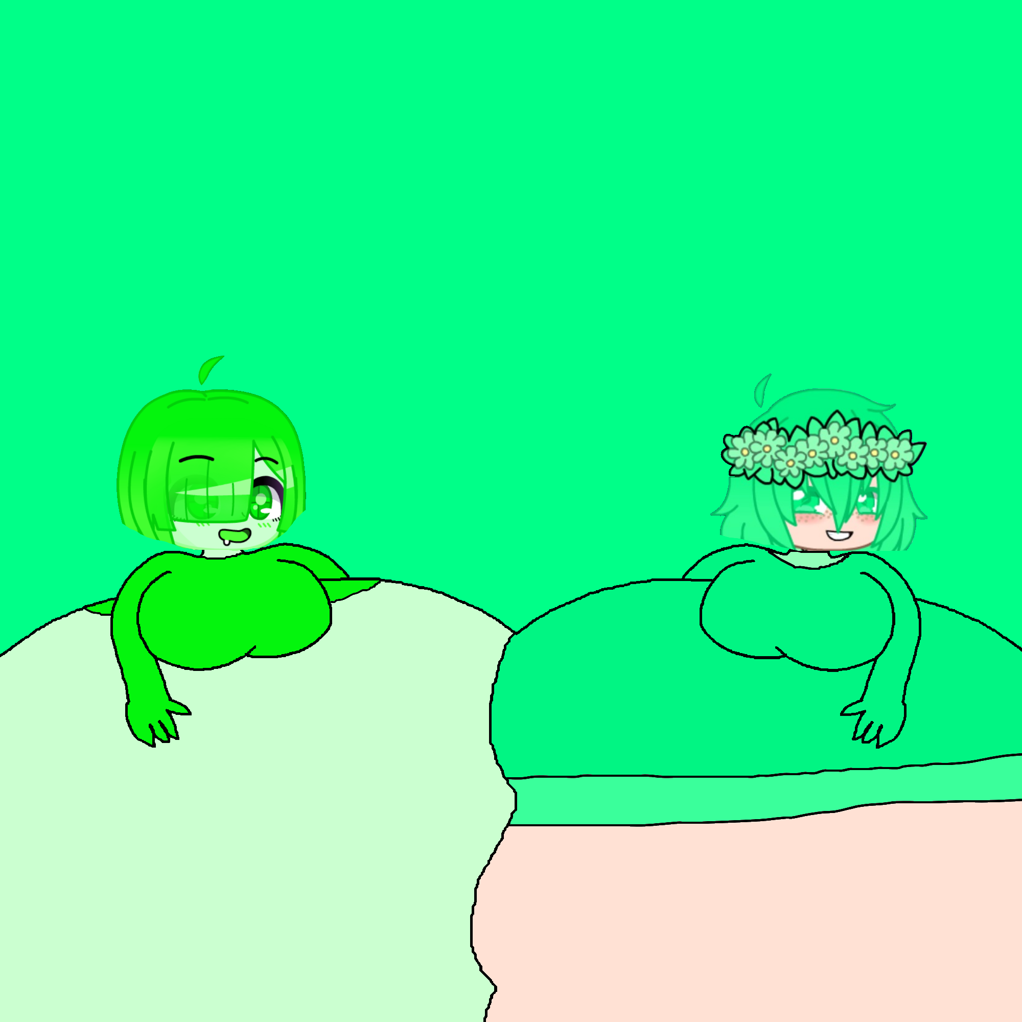 Slime and Spring Big Bellies by Pigg2 on DeviantArt