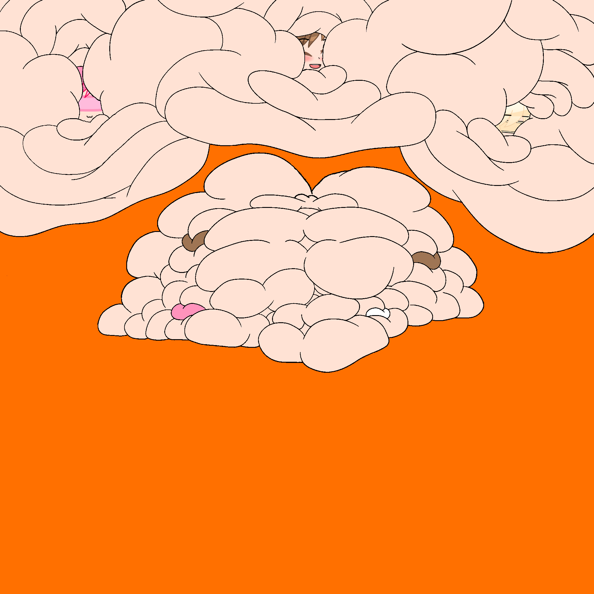 Chocolate Strawberry and Vanilla Blobs by Pigg2 on DeviantArt