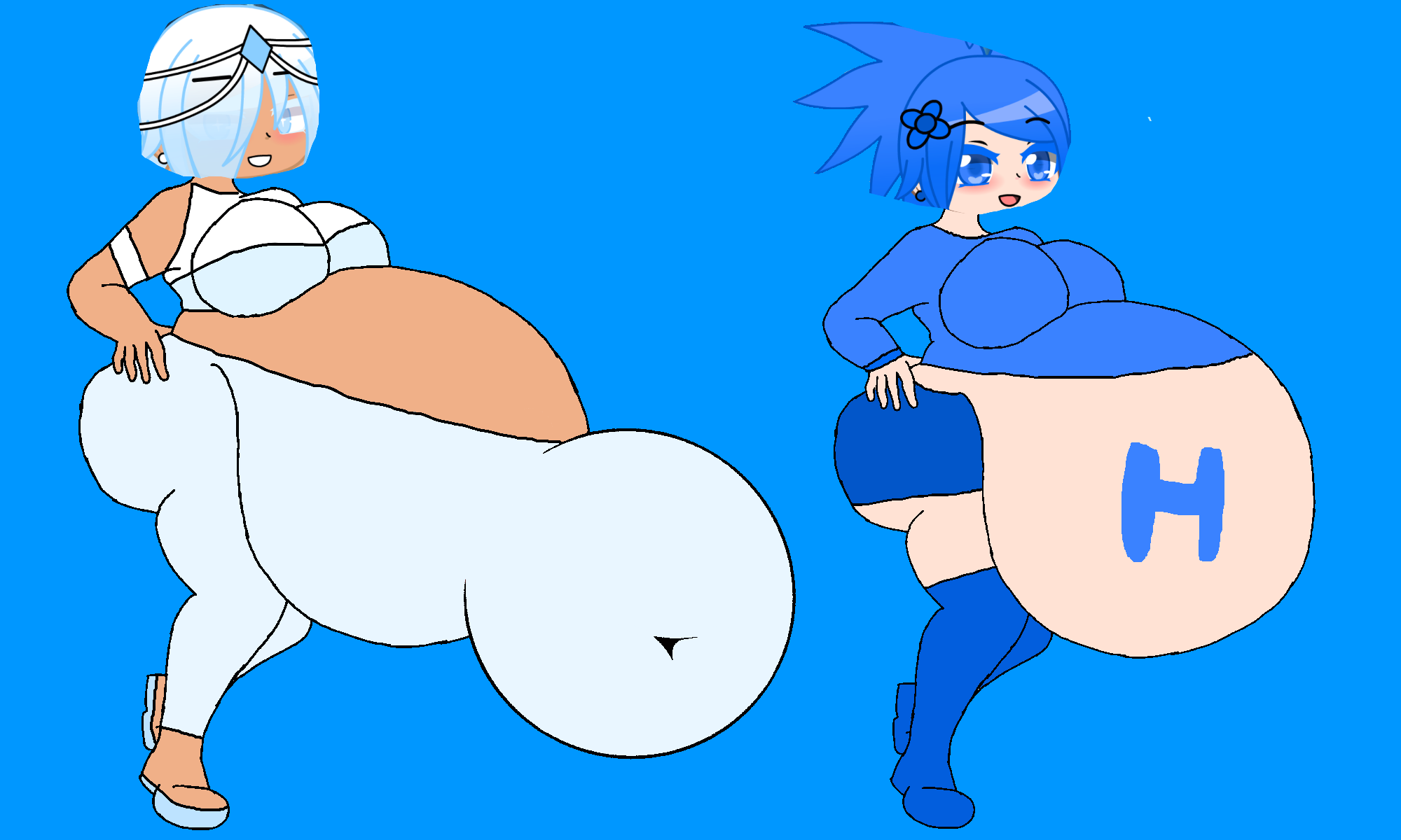 Moonstone and Hydrogen Vore by Pigg2 on DeviantArt