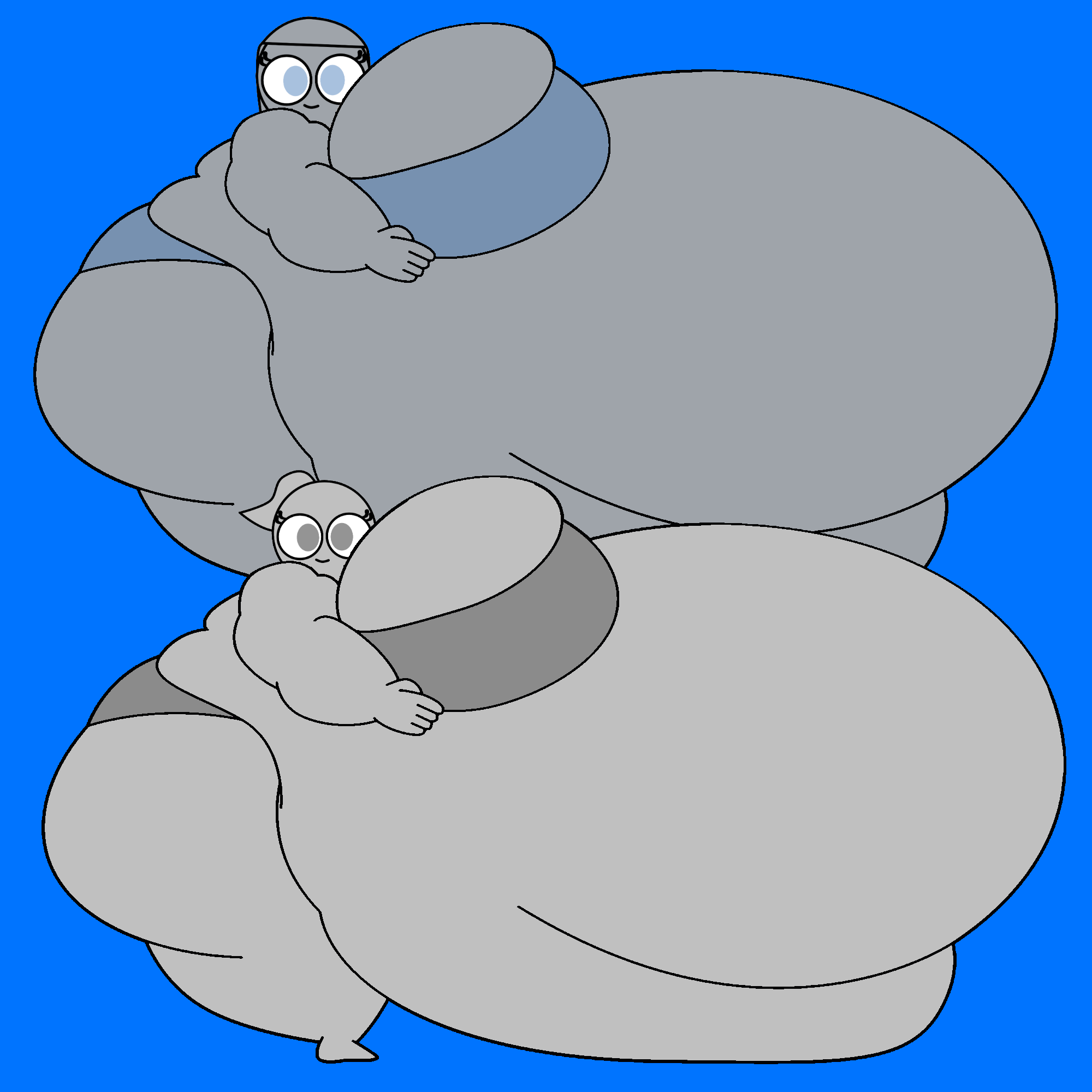 Oven and Silver Big Fat Bellies by Pigg2 on DeviantArt