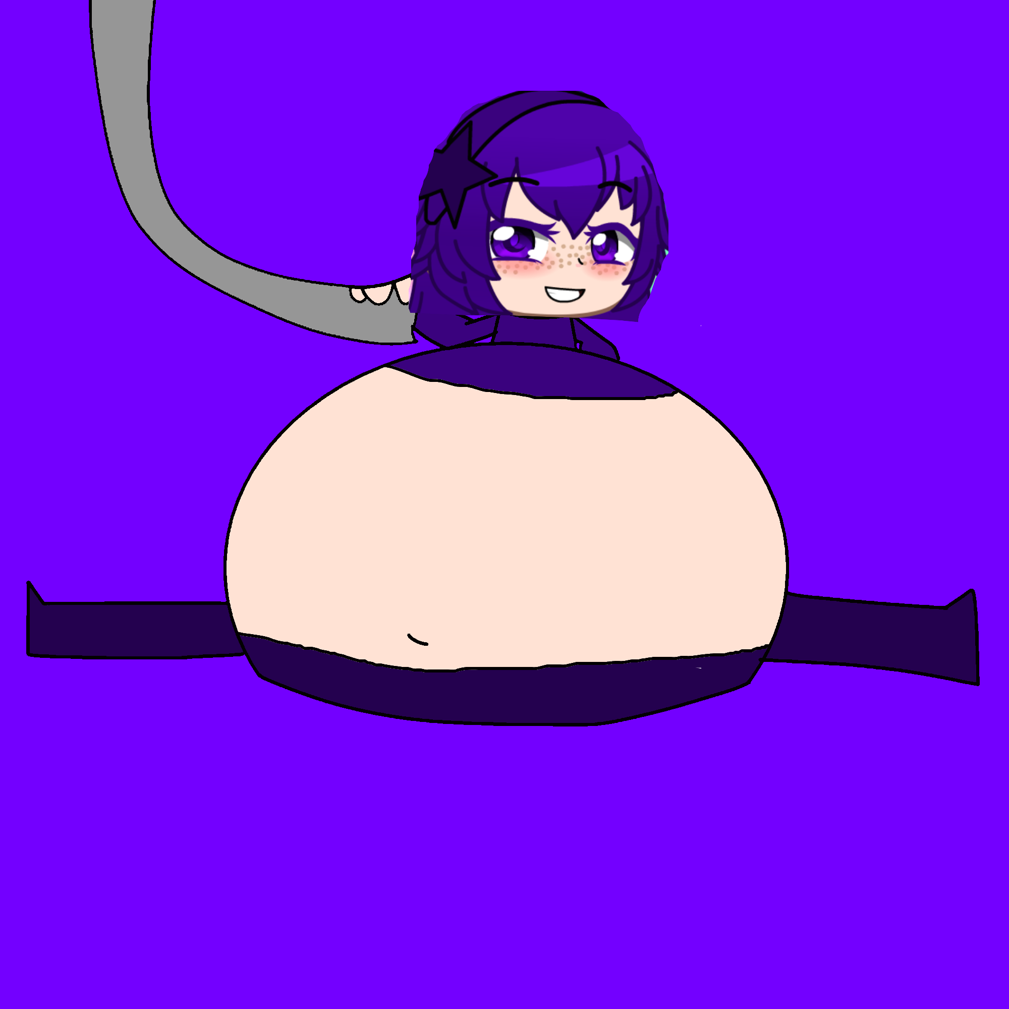True Purple Belly inflation by Pigg2 on DeviantArt
