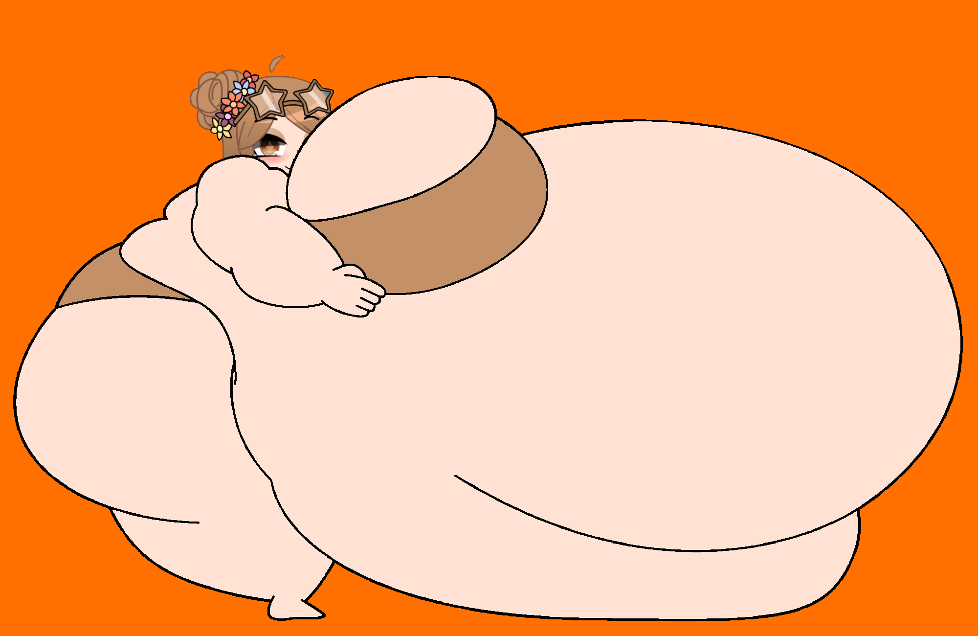 Penny big fat belly by Pigg2 on DeviantArt