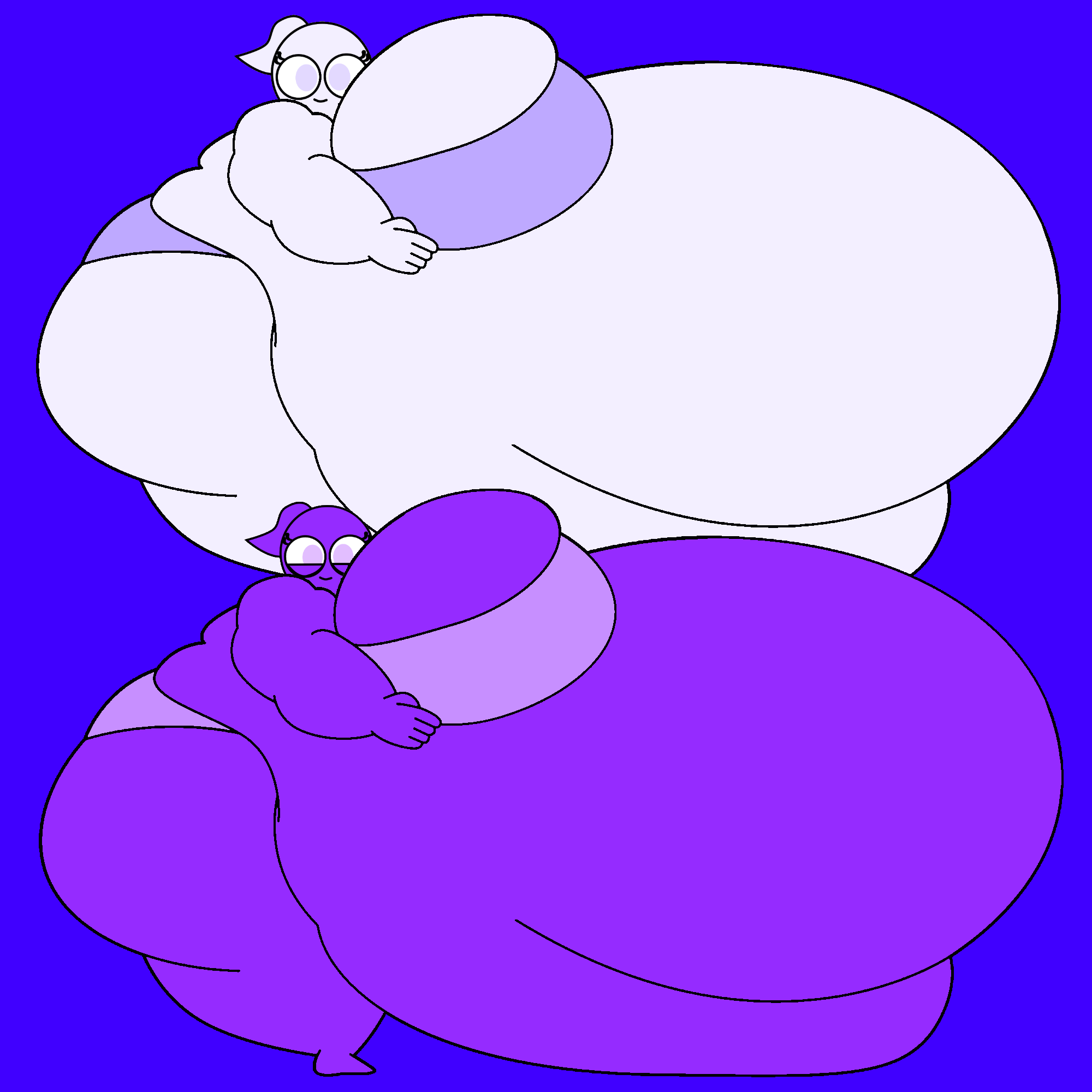 Magnolia and Veronica Big Fat Bellies by Pigg2 on DeviantArt