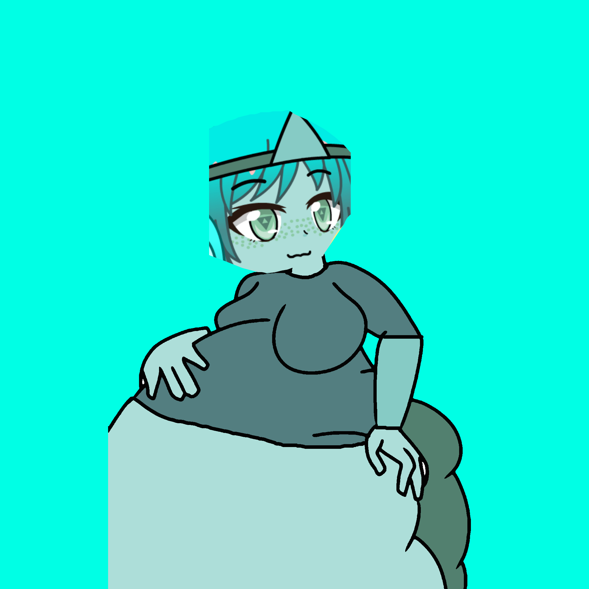 Turquoise Vore by Pigg2 on DeviantArt