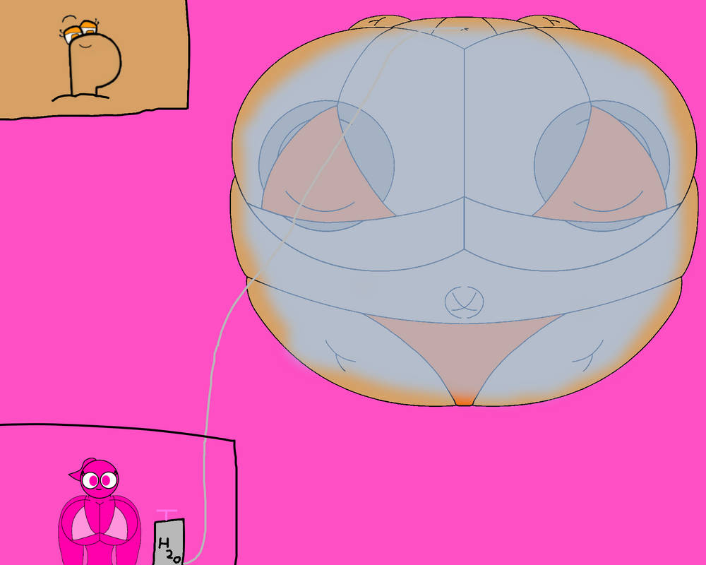 Perlious Inflate Fuchsia inflates Perri with water by Pigg2 on DeviantArt