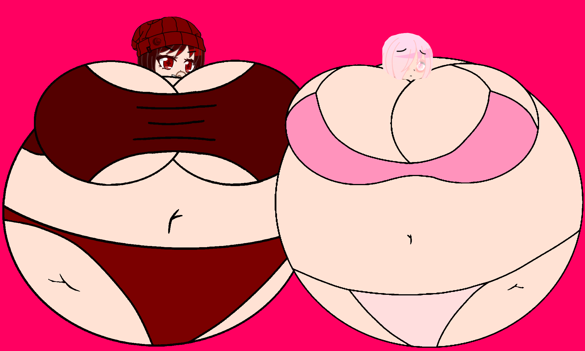 Mahogany and Blush Inflated by Pigg2 on DeviantArt