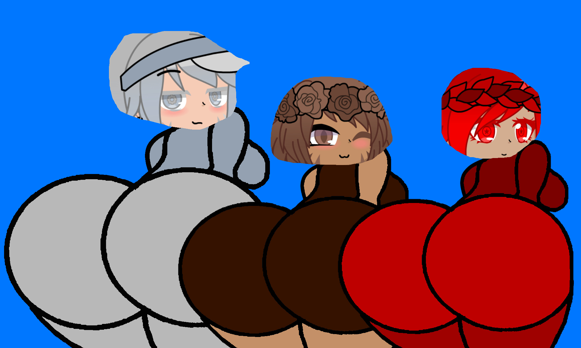 Cement, Coconut, and Ruby thicc butt by Pigg2 on DeviantArt