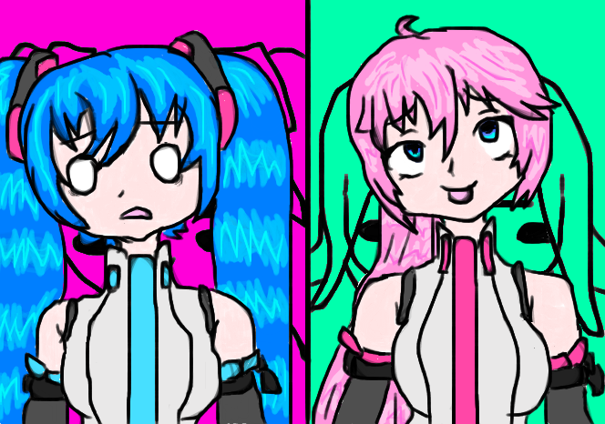 Miku and Luka Ai Dee by Len-CAT-Piko on DeviantArt