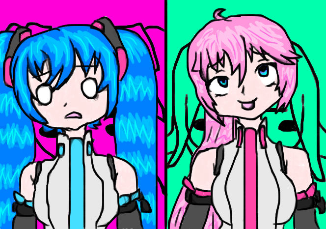 Miku and Luka Ai Dee by Len-CAT-Piko on DeviantArt