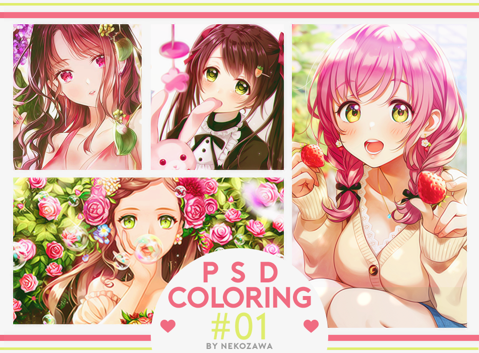 // PSD COLORING #01 by nek0zawa on DeviantArt