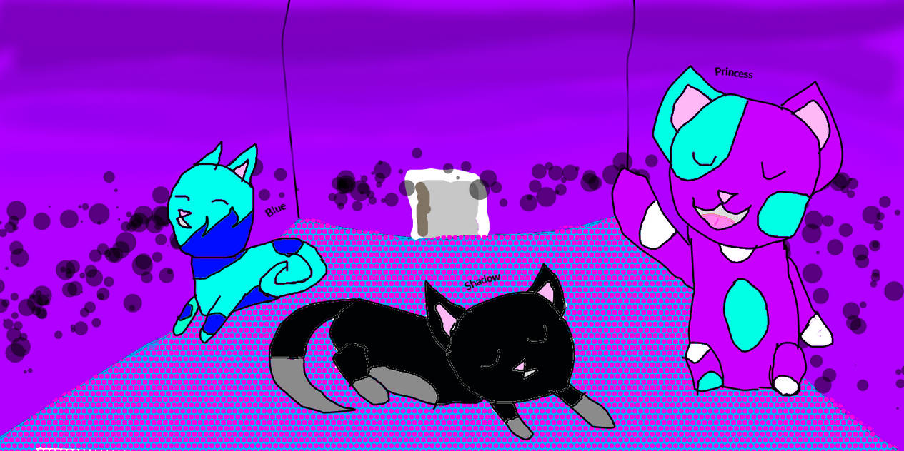 Cat room {My Friends as Cats 2} by panda3600 on DeviantArt