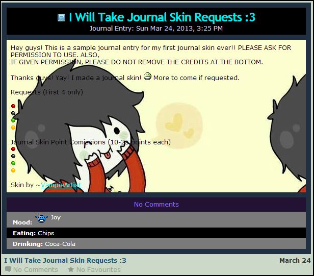 :Marshall Lee Journal Skin: