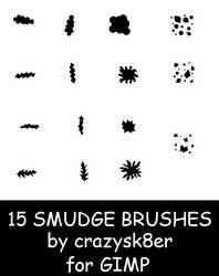 15 GIMP Smudge Brushes