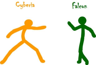 Cyberia VS Falcon