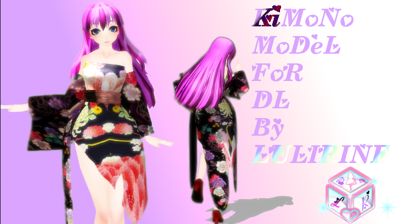 Kimono Model For Dl by LULIRINE on DeviantArt