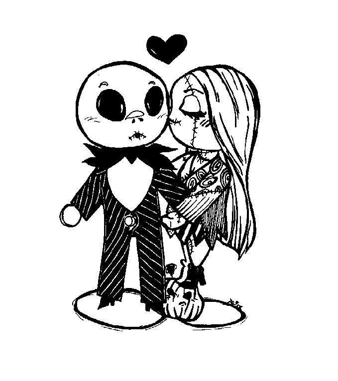 Jack and Sally by AllieNine on DeviantArt