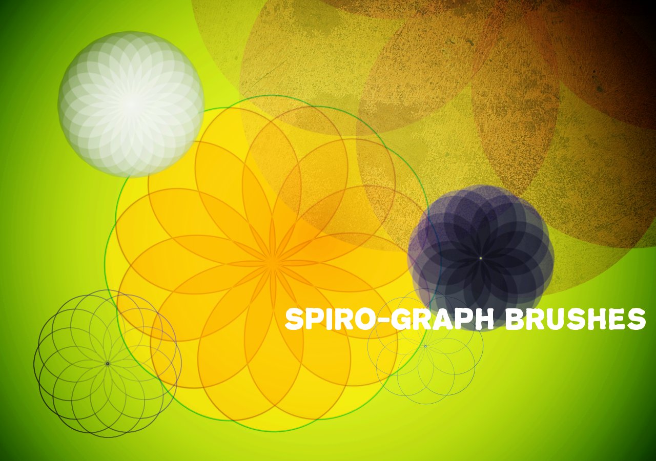 Spirograph Brushes for Gimp