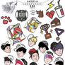 EXO's / SHINee's Albums Png
