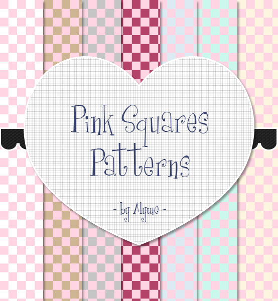 Pink Squares Patterns