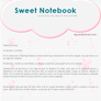 Sweet Notebook Journal Skin