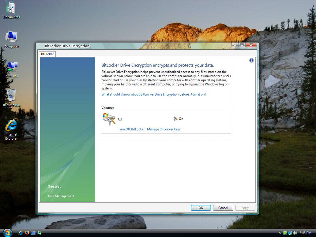 Bitlocker Encryption on XP by Picassa243 on DeviantArt
