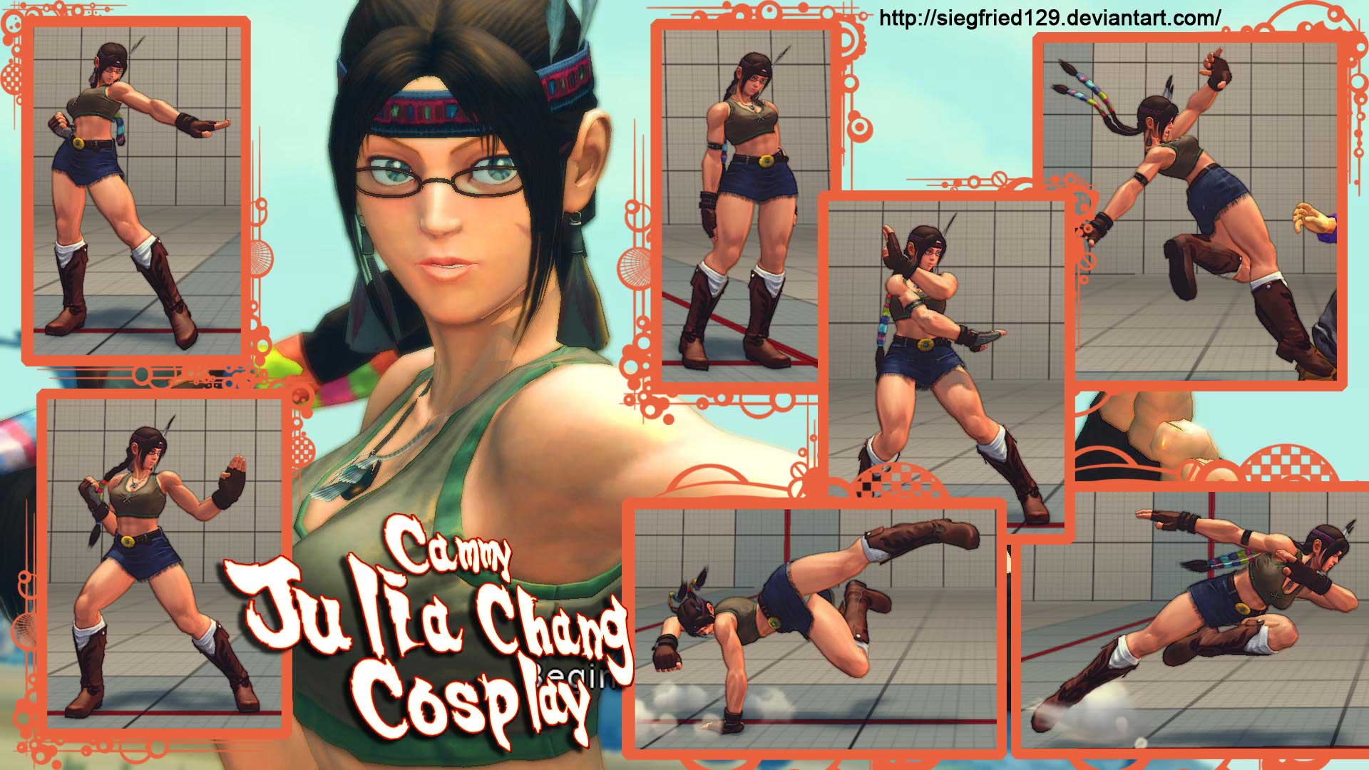 super dtreet fighter 4 - cammy cosplay julia chang