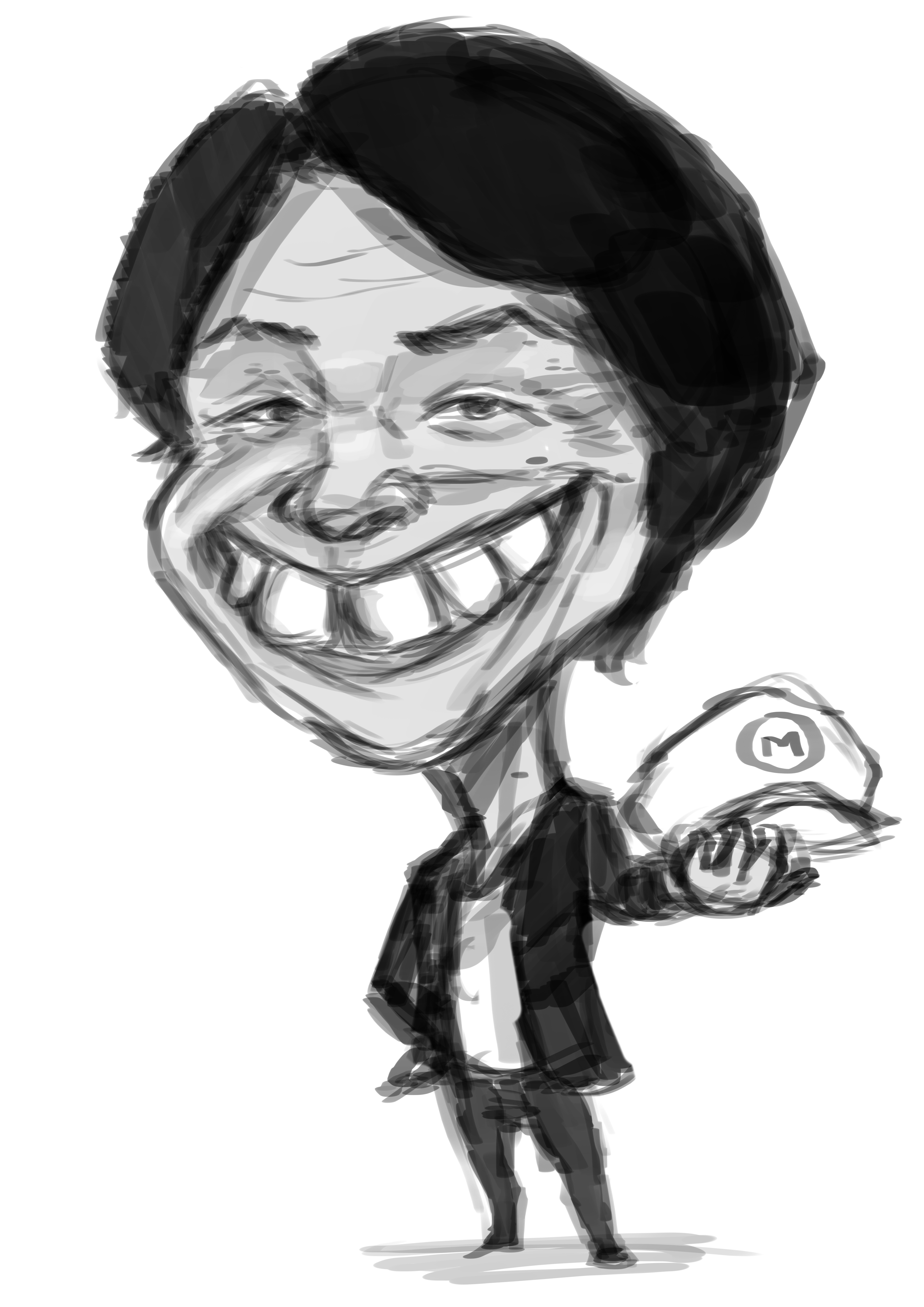 ArtStation - Shigeru Miyamoto - Caricature