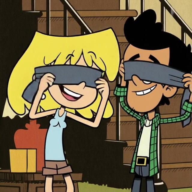 Lori and Bobby blindfold themselves by Ulises21998 on DeviantArt
