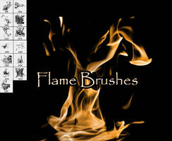 PNG pack for Flame Brushes