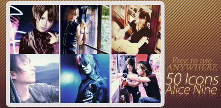 50 Alice Nine Icons