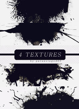 4 Splatter Textures