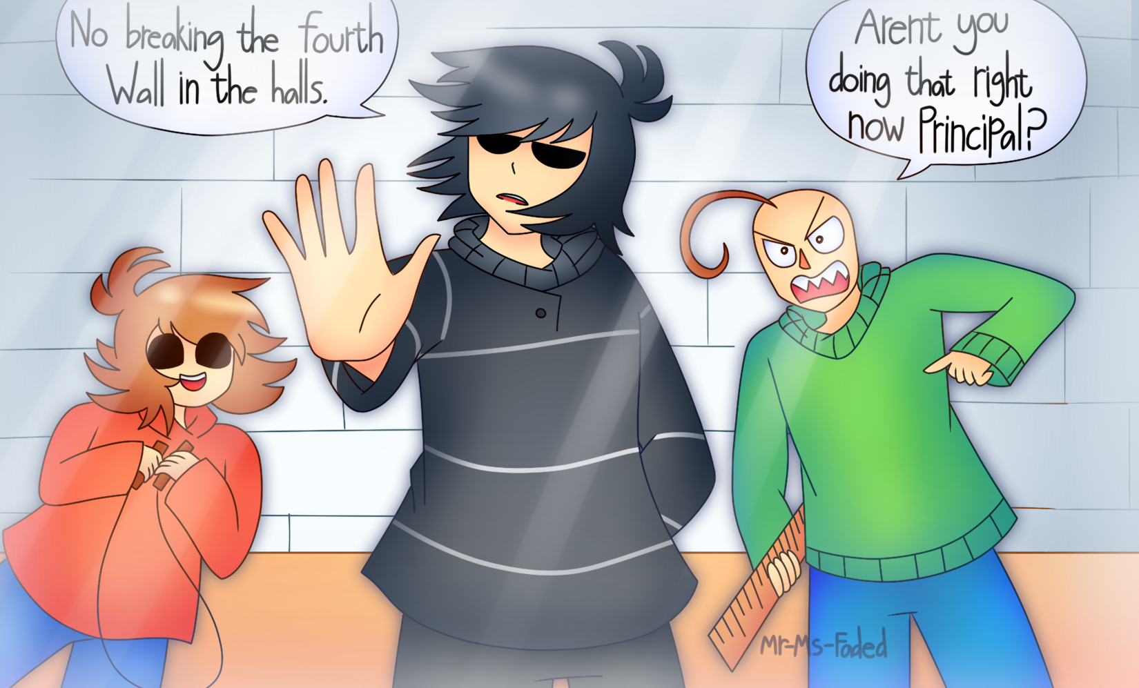 Break The Fourth Wall By Mr Ms Faded On Deviantart