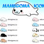 Mamegoma Icons