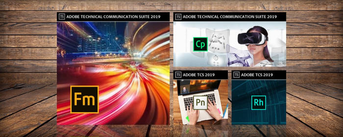 Adobe TechComm. Suite (TCS) 2019 - Window Tiles