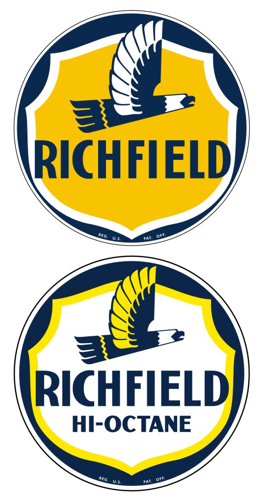 Richfield Oil Sign - Vectorized