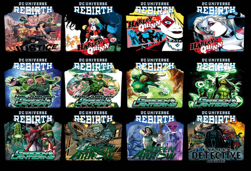 DC Rebirth Icon Folders Pack Vol. 2