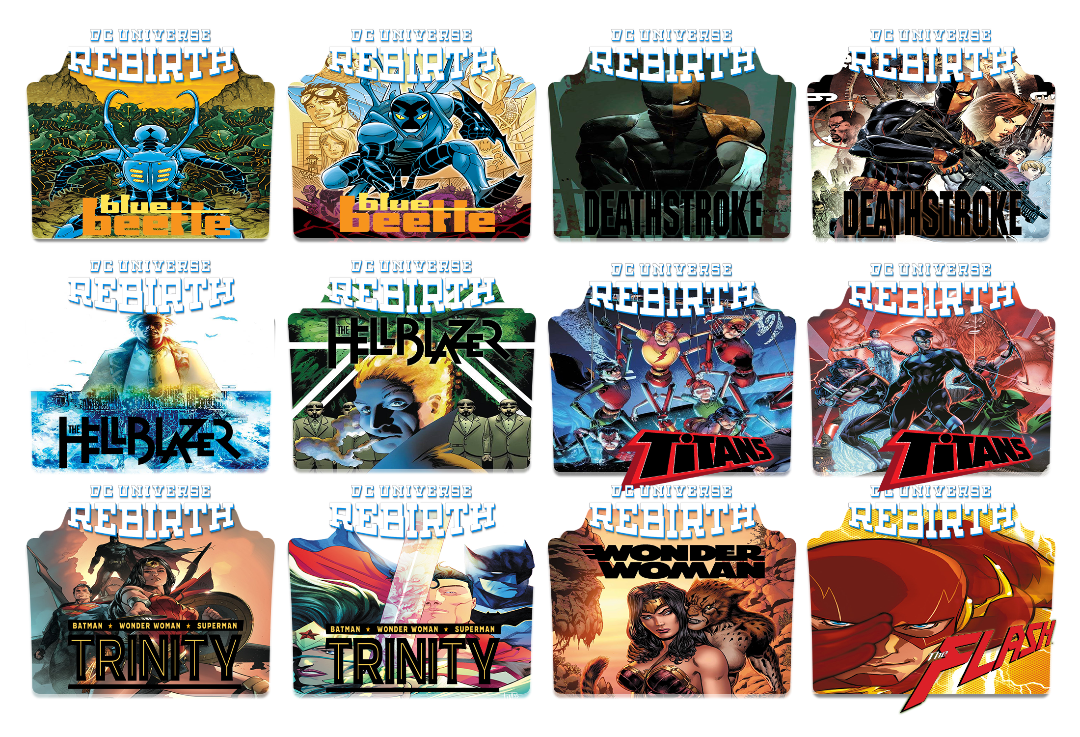 Dc Rebirth Icon Folders Pack Vol 5 By Fanatlink On Deviantart