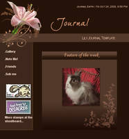 Lily Journal Template