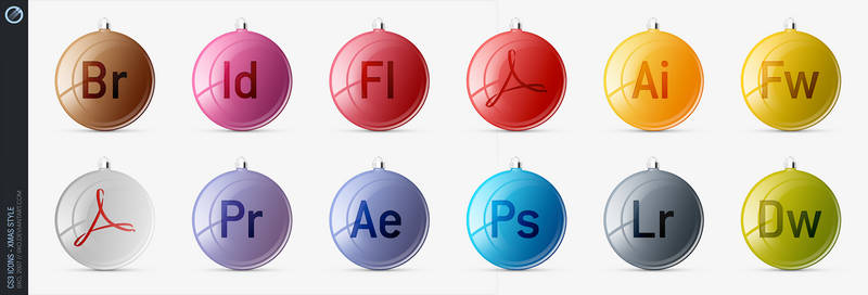 Adobe CS3 Icons - xMas style