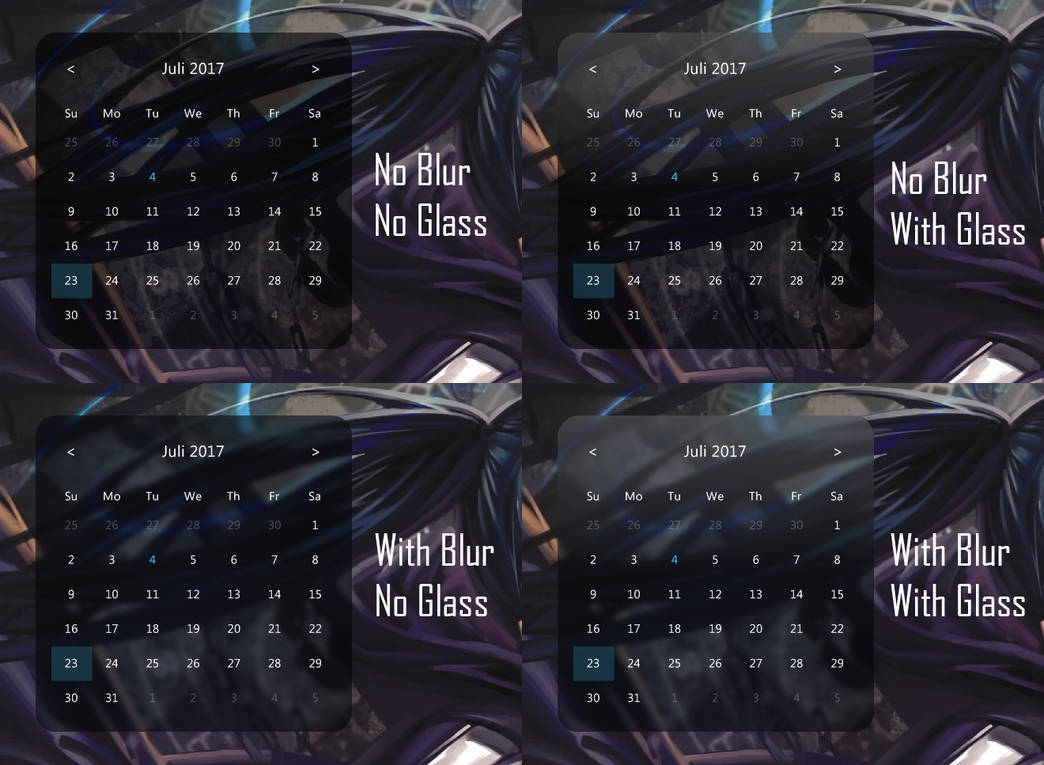 Glass Calendar by Adiim on DeviantArt