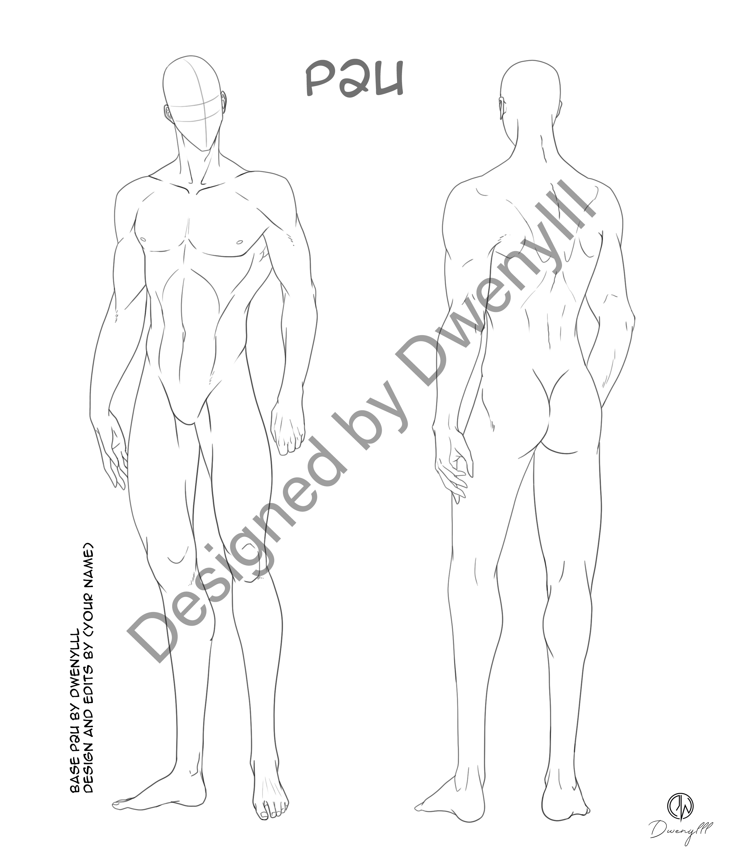 P2u male bases by Dwenylll on DeviantArt