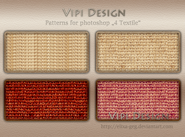 Patterns for photoshop - 4 Textile