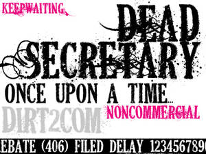 DEAD SECRETARY FONT