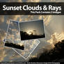 Sunset and Rays Stock Pack