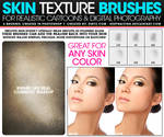 Skin Texture Photoshop Brushes by KeepWaiting