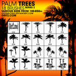 PS7 - PALM TREE BRUSHES SET.2
