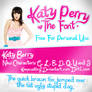 Katy Berry - Katy Perry Font
