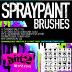 HiRes - PS7 Splatter Brushes
