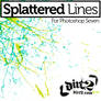 Splatter Line PS Brushes