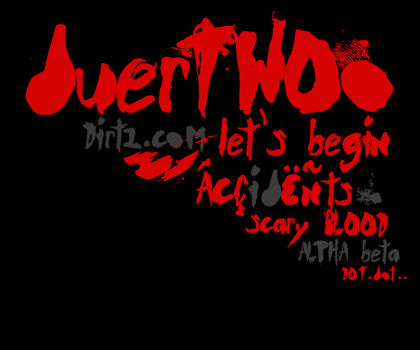DuerTWOo Font - Horror Bloody
